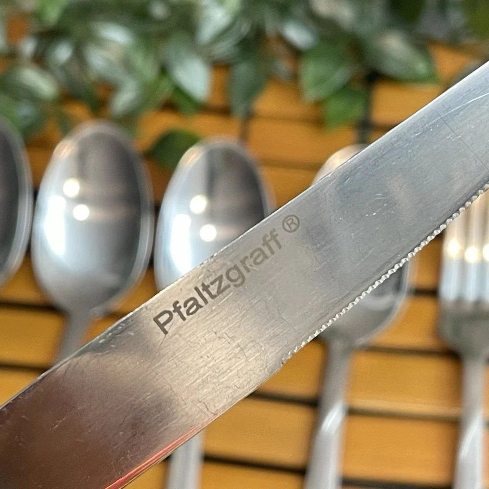 Pfaltzgraff Stainless Lot of 15 Piece Flatware Partial Service Replacements